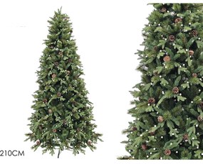 Χριστουγεννιάτικο Δέντρο PP+PE+PVC Με 300 LED 210cm