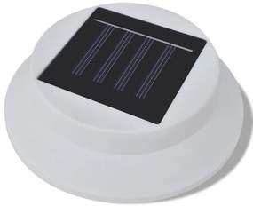 Ηλιακό Φωτιστικό για φράχτη/Υδρορροή Σετ 6 Τεμ. Λευκό