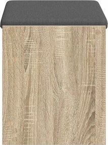 vidaXL Παγκάκι Χαλωρίου Δρύς Sonoma 63 x 38 x 45 εκ