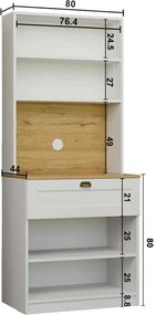 Επιπλο Μπάρ GREU 80x44x190