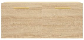 vidaXL Ντουλάπι Τοίχου Sonoma Δρυς 80x36,5x35 εκ. Επεξεργασμένο Ξύλο