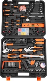 VEVOR Tool Kit 216 Piece General Household Hand Tool Set with Portable Tool Case