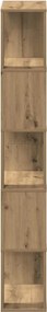 vidaXL Βιβλιοθήκη Artisan Δρυς 45x24x159 εκ. Επεξεργασμένο Ξύλο