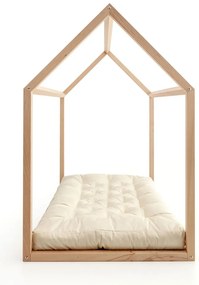Aria Premium Κρεβατι / Σπιτακι Montessori Μπεζ 88x138-168x132cm