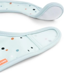 Σαλιάρες Done By Deer σετ 2τμχ με velcro Elphee Blue