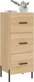 vidaXL Ντουλάπι Sonoma Δρυς 34,5x34x90 εκ. από Επεξεργασμένο Ξύλο
