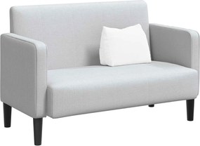 vidaXL Μαξιλάρι Πλάτης Λευκό 45 x 20 x 35 εκ. ύφασμα