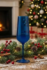 Champagne Glass Set (2 Pieces) TYRAKLE571 Blue