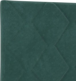 vidaXL Κεφαλάρι Σκούρο Πράσινο 160 cm Βελούδο