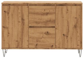 vidaXL Μπουφές Δρυς τεχνίτης 104 x 35 x 70 εκ. από Επεξεργασμένο Ξύλο