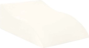 vidaXL Μαξιλάρι Ποδιών Λευκό 68 x 40 x 21,5 εκ PU Αφρός