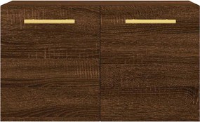 vidaXL Ντουλάπι Τοίχου Καφέ Δρυς 60x36,5x35 εκ. Επεξεργασμένο Ξύλο