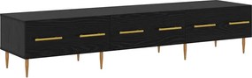 vidaXL Ντουλάπι TV Μαύρη Οξυά 150 x 36 x 30 εκ Επεξεργασμένο ξύλο