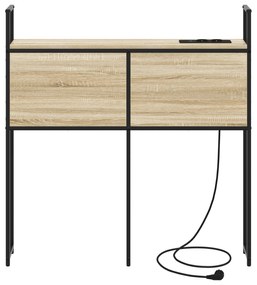 vidaXL Κεφαλάρι Αποθήκης Sonoma Δρυς 90 cm Επεξεργασμένο ξύλο