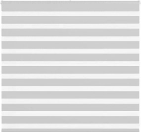 vidaXL Ζέβρα τυφλή Ανοιχτό Γκρι Πλάτος υφάσματος 150,9 εκ. Πολυεστέρας