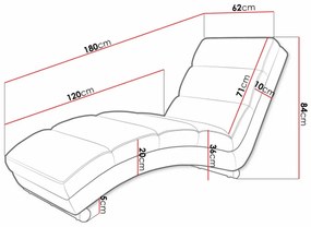 Ανάκλινδρο Miami 103, Γκρι, 84x62x180cm, 26 kg, Ταπισερί, Πόδια: Πλαστική ύλη | Epipla1.gr