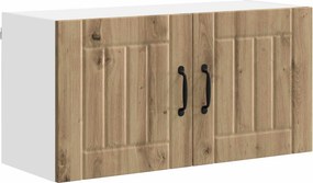 vidaXL Ντουλάπα Τοίχου LUCCA Artisan Δρυς 80 x 31 x 40 εκ
