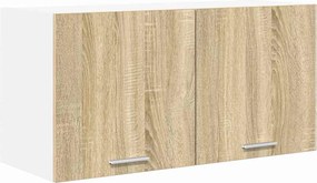 vidaXL Κρεμαστό ντουλάπι Δρύς Sonoma 80 x 31 x 40 εκ