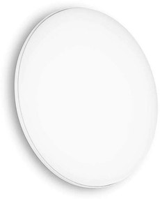 Φωτιστικό Οροφής-Πλαφονιέρα Mib Round 202945 30x5cm LED 19W 4000K IP65 White Ideal Lux Metal,Aluminum