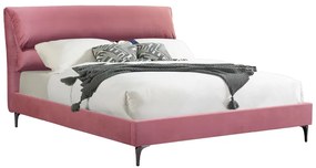 Intrahome Κρεβάτι Aryna Intrahome βελούδο σε απόχρωση σάπιο μήλο 160x200εκ | SKU: INTRAPA-117111162