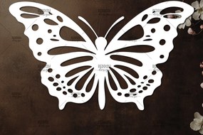 Σετ των 2 Intra απο ξύλο plywood 3mm-4mm πάχος Κοπή χαρτιού πεταλούδας , Σχέδιο κοπής χαρτιού Δίασταση 30x20 cm INTRAFABR-115823253