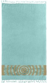 Πετσέτα Θαλάσσης - Παρεό Pestemal 21 Aqua Guy Laroche Θαλάσσης 90x170cm 100% Cotton
