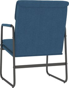 vidaXL Πολυθρόνα Μπλε 55x64x80 εκ. Υφασμάτινη