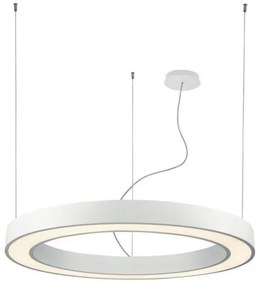 Κρεμαστό Φωτιστικό Οροφής LED 88W 3000Κ Φ120cm Ring Viokef-3915-0012-3-W-N-Λευκό 3915-0012-3-W-N