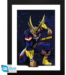 Κορνιζαρισμένη αφίσα My Hero Academia - All Might