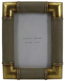 Κορνίζα 253-223-516 15,5x2,5x20cm Grey-Gold Polyresin
