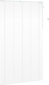 vidaXL Βενετσιάνικη Σκίαση Λευκό 145 x 250 cm 35 mm