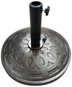 Βάση Ομπρέλας ArteLibre SOCOTRA 15kg Μαύρο Τσιμέντο/Πλαστικό 48x8cm