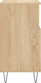 vidaXL Ντουλάπι 3 τεμ. Sonoma Δρυς από Επεξεργασμένο Ξύλο