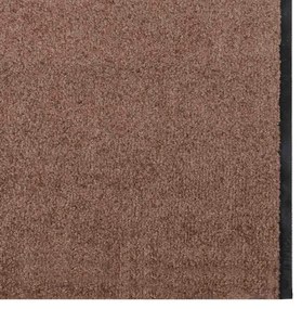 vidaXL Χαλάκι Εξώπορτας Καφέ και Μαύρο 120 x 400 cm