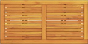 vidaXL Τραπεζάκι Πλευράς Φυσικό Λάδι 110 x 55 x 45 cm