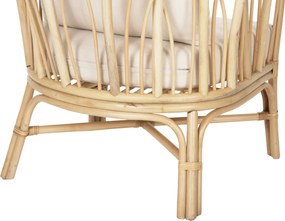 ΠΟΛΥΘΡΟΝΑ ESTOR HM9817 RATTAN ΣΕ ΦΥΣΙΚΟ-ΛΕΥΚΟ ΜΑΞΙΛΑΡΙ--Β'ΔΙΑΛΟΓΗΣ 78x75x92Υ εκ.