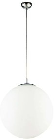 Φωτιστικό Οροφής City I-LAMPD/S45 BCO 1xE27 Led Φ45cm 100cm White Luce Ambiente Design Glass