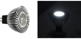 Adeleq Led Λάμπα Ισχύος Mr16 Αλουμινίου 5W 12Vac-Dc Ντιμαριζόμενο Με Εναλλάξιμο Φακό 15°Ψυχρό 13-165150