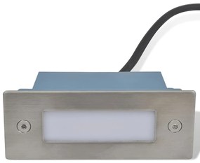 vidaXL Φωτιστικά Σκάλας Χωνευτά 6 Τεμ. 44 x 111 x 56 χιλ.