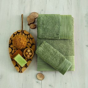 Πετσέτα Χεριών (30x50) Sb Home Calvin 600gsm Χακί