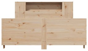 vidaXL Σκελετός Κρεβατιού Χωρίς Στρώμα 160x200 εκ Μασίφ Ξύλο Πεύκου