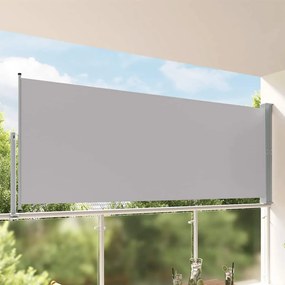 vidaXL Σκίαστρο Πλαϊνό Συρόμενο Βεράντας Γκρι 140 x 300 εκ.