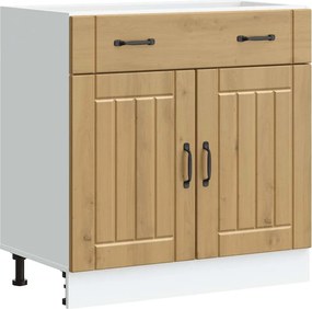 vidaXL ντουλάπι βάσης κουζίνας Lucca Δρυς τεχνίτης κατασκευασμένο ξύλο