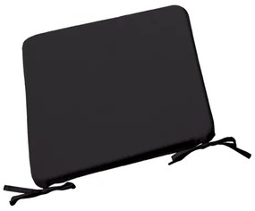 Μαξιλάρι Κάθισμα CHAIR Ύφασμα Μαύρο 42x42x3cm