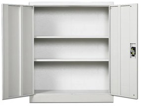 Ντουλάπι ArteLibre DUILIN Ανοιχτό Γκρι Μέταλλο 90x40x90cm