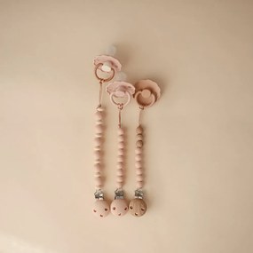 Κλιπ Πιπίλας Mushie Hera Blush 66-100061