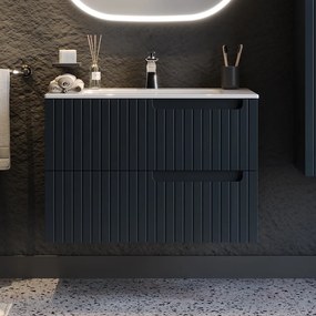 Πάγκος ENZA Ανθρακί MDF 18mm Λάκα 80 S3BENZA080AN 81x46.5x52cm S3BENZA080AN