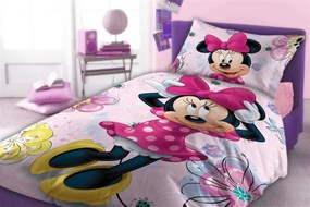 Σεντόνια Σετ 2 τεμ Βαμβακερά Μονά Disney Home Minnie 852 160X240 Pink DimCol