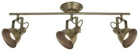 Φωτιστικό Οροφής - Σποτ Praga 4166600 Bronze Viokef Metal