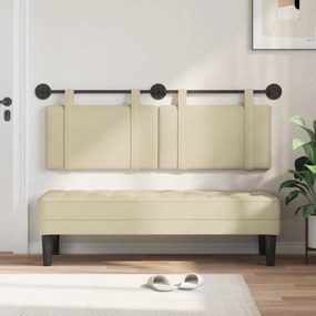 vidaXL Κρεμαστό Κεφαλάρι Κρεμ ύφασμα